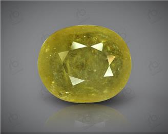 Natural Heated & Treated Yellow Sapphire Certified 6.69 (CTS) ( 88625 ) (D)
